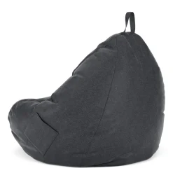 Sitzsack DROP 90 x 110 cm anthrazit
