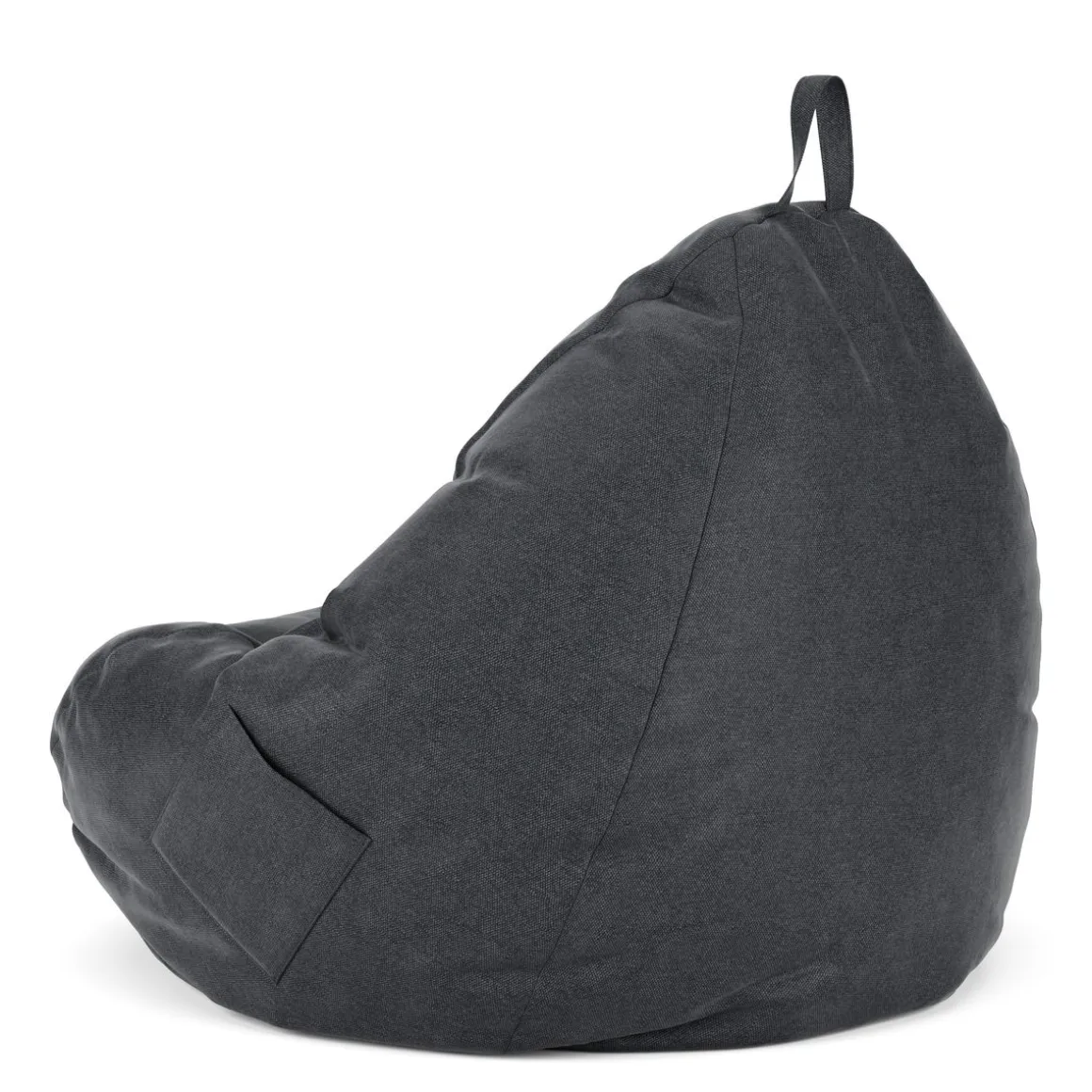Sitzsack DROP 90 x 110 cm anthrazit