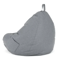 Sitzsack DROP 100 x 120 cm grau