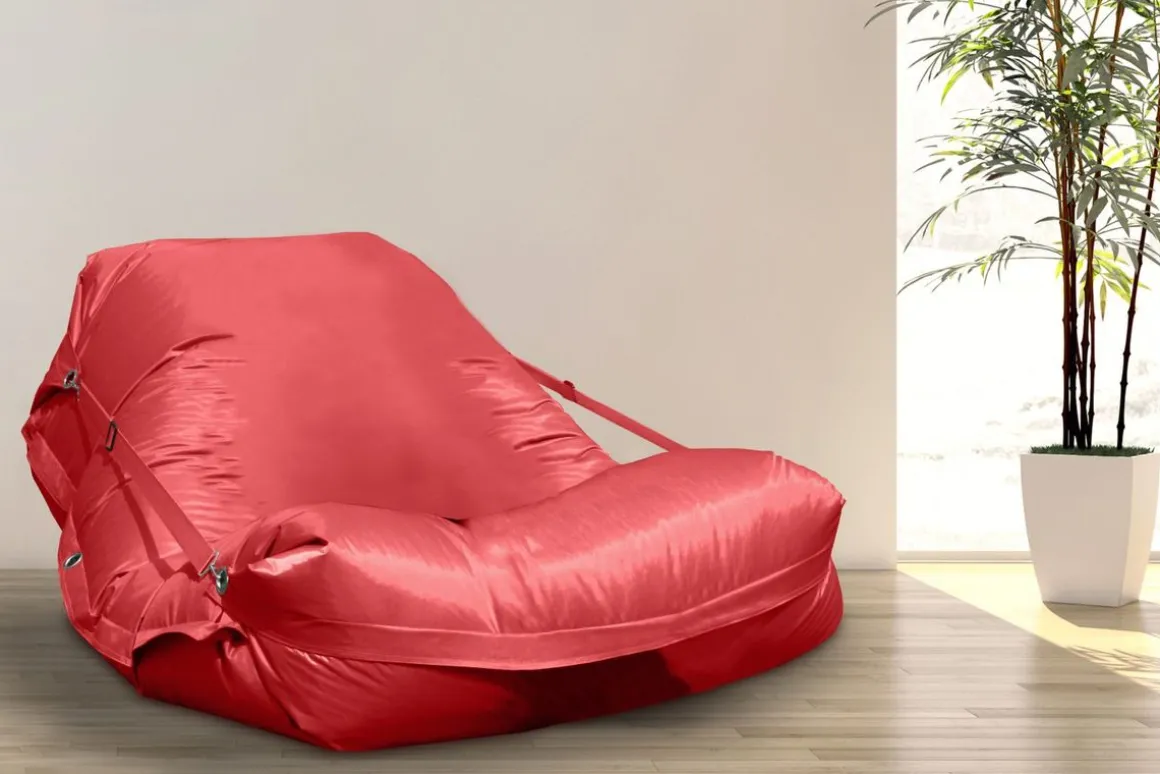 Sitzsack XXL rot inkl. Füllung