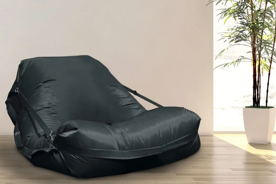 Sitzsack XXL schwarz inkl. Füllung