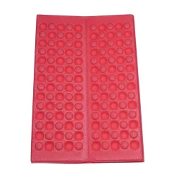 Sitzunterlage faltbar 28 x 39 cm anthrazit/rot