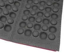 Sitzunterlage faltbar 28 x 39 cm anthrazit/rot