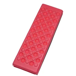 Sitzunterlage faltbar 28 x 39 cm anthrazit/rot