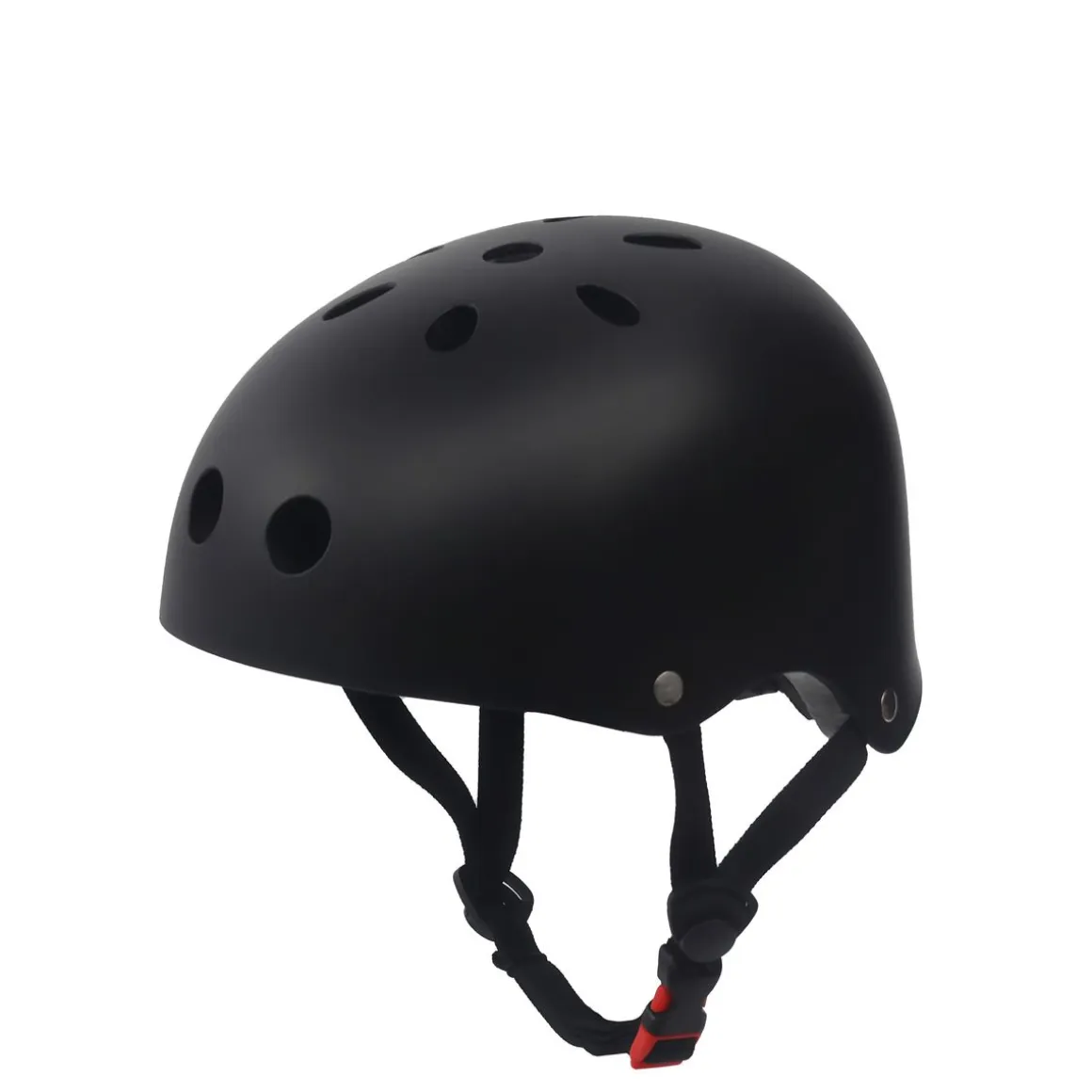 Skate Helm 55 - 58 cm schwarz
