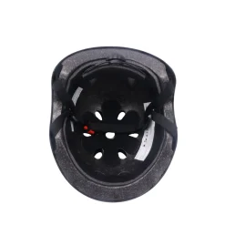 Skate Helm 55 - 58 cm schwarz
