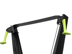 Ski-Ergometer Stahl 214 cm schwarz
