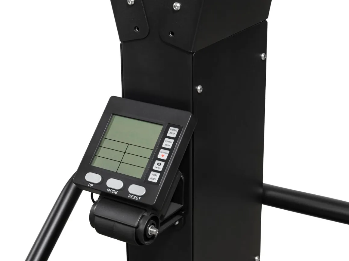 Ski-Ergometer Stahl 214 cm schwarz