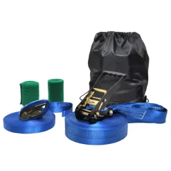 Slack Line 25 m blau