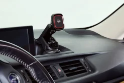 Smartphone Halterung verstellbar schwarz/rot