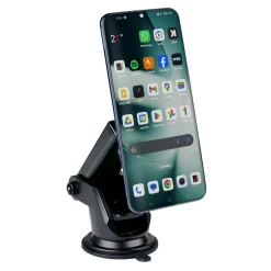 Smartphone Halterung verstellbar schwarz/rot