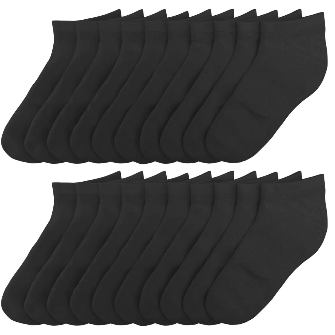 Sneaker Socken Grösse 47 - 50 10er Set schwarz