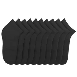 Sneaker Socken Grösse 35 - 38 10er Set schwarz