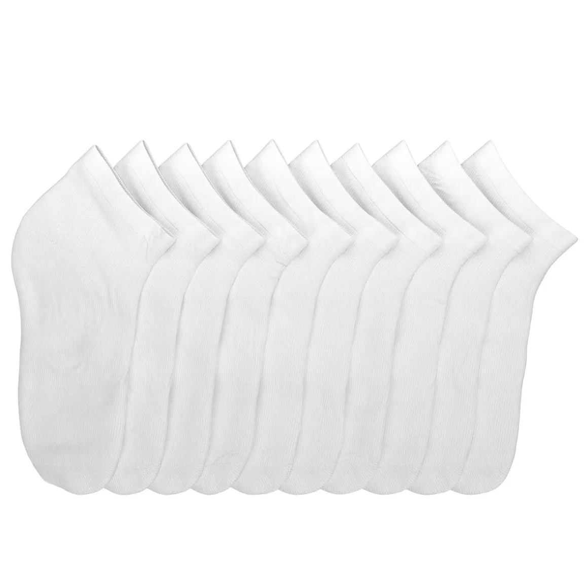 Sneaker Socken Grösse 43 - 46 10er Set weiss
