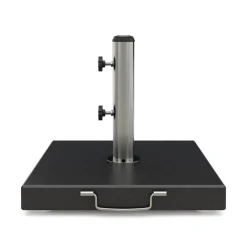 Sockel für Sonnenschirm Granit 30 kg quadratisch schwarz