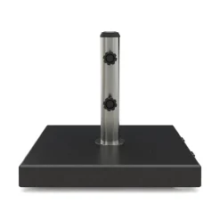 Sockel für Sonnenschirm Granit 30 kg quadratisch schwarz