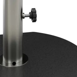 Sockel für Sonnenschirm Granit 30 kg rund schwarz