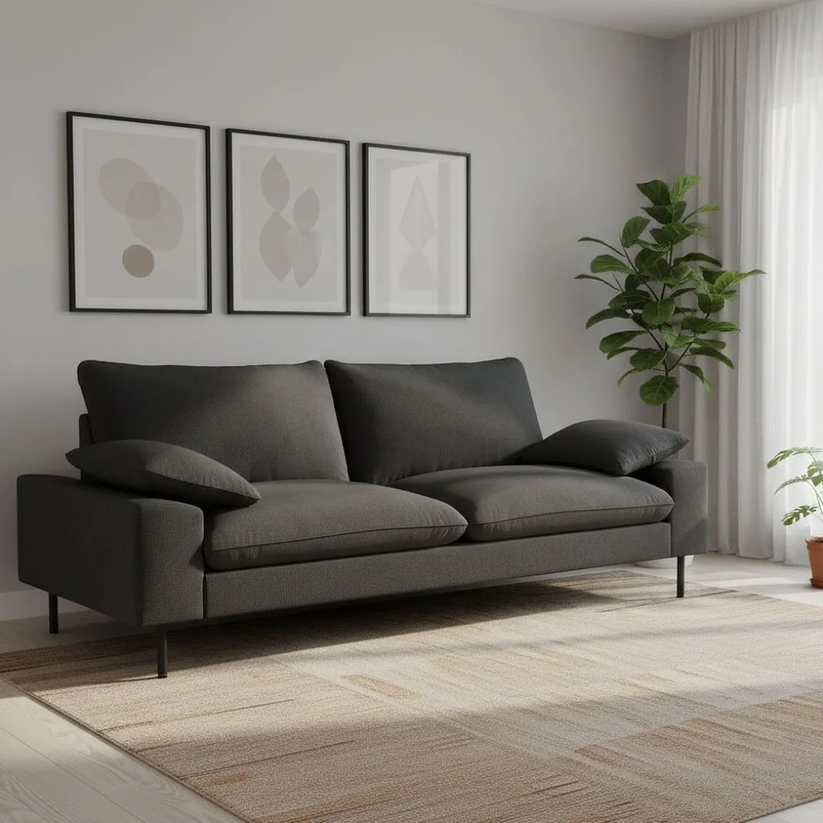 Sofa ADELE schwarz