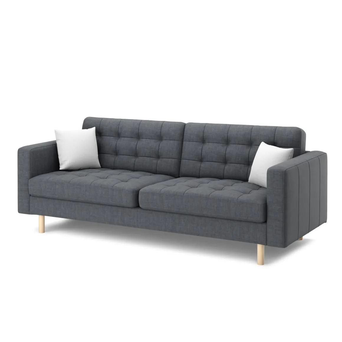 Sofa ALISHA 3-Sitzer anthrazit