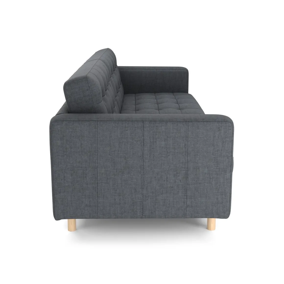 Sofa ALISHA 3-Sitzer anthrazit