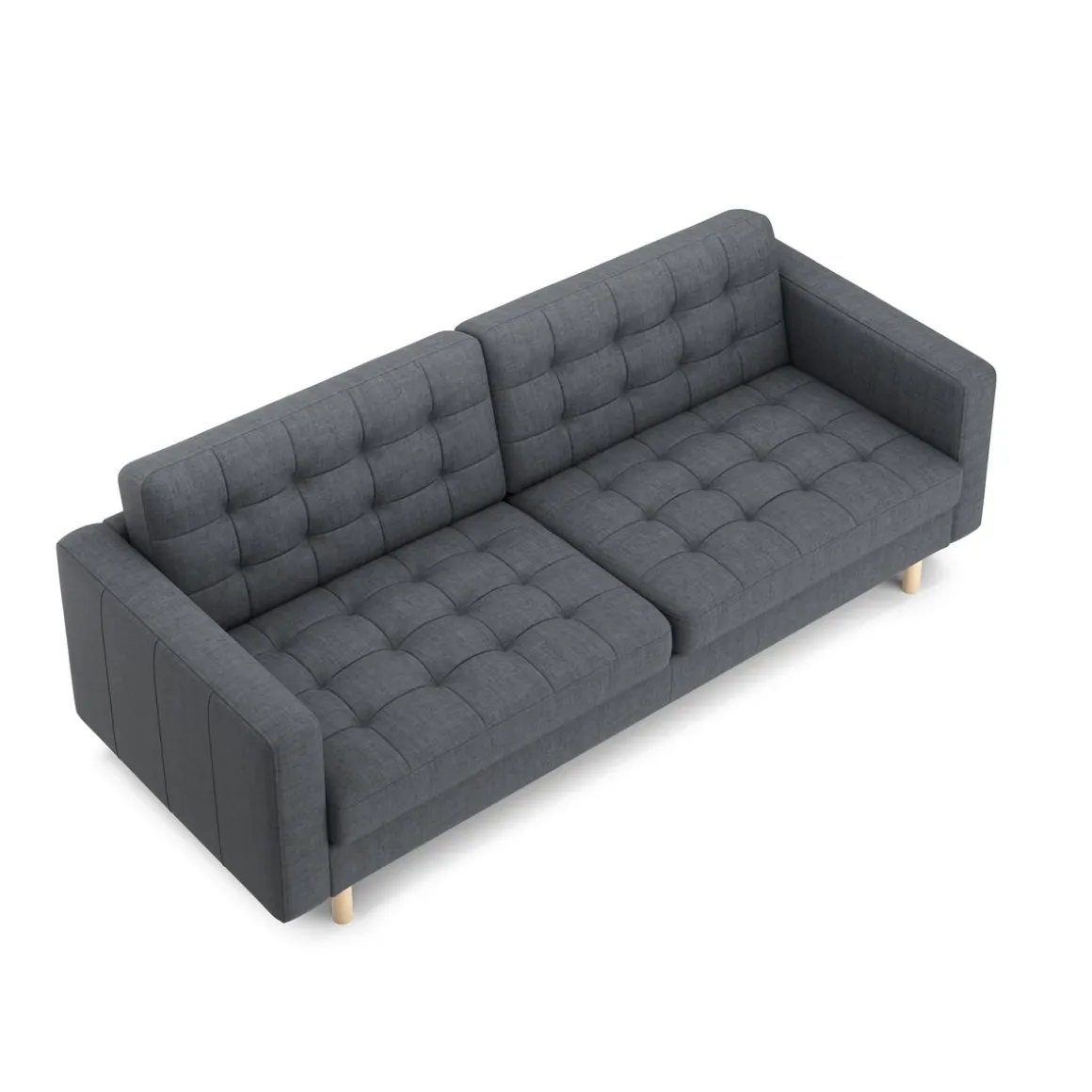 Sofa ALISHA 3-Sitzer anthrazit