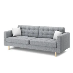 Sofa ALISHA 3-Sitzer grau