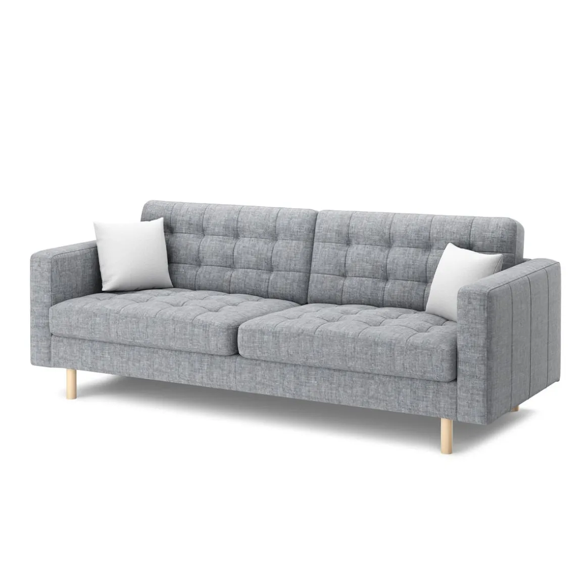 Sofa ALISHA 3-Sitzer grau