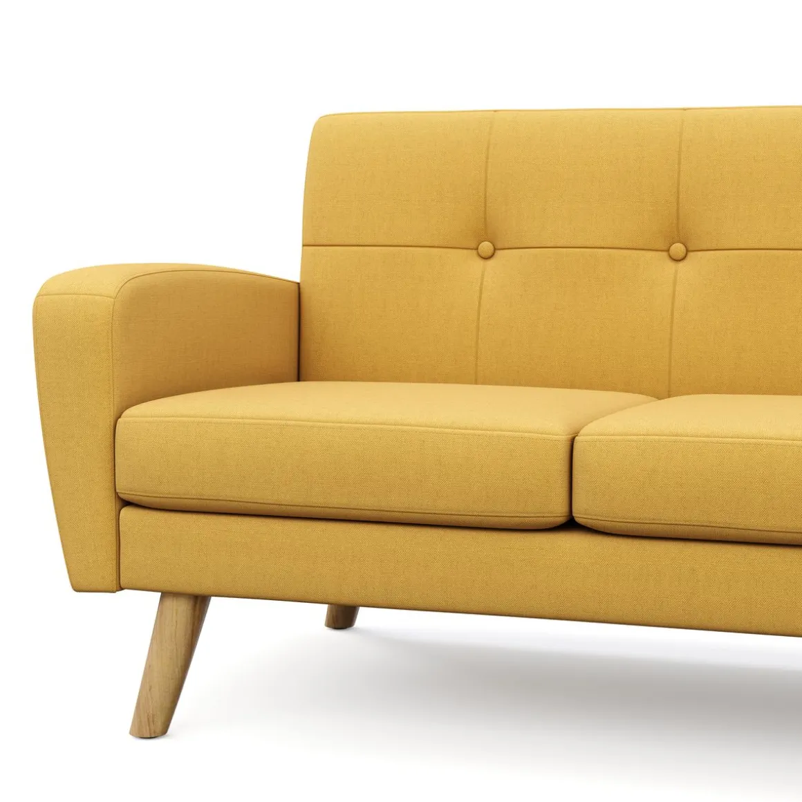 Sofa ALLY 3-Sitzer gelb
