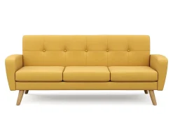 Sofa ALLY 3-Sitzer gelb