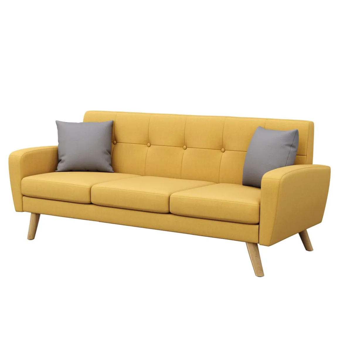 Sofa ALLY 3-Sitzer gelb