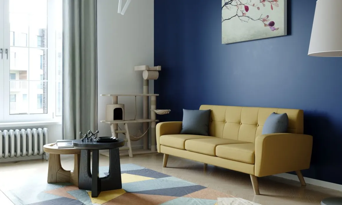 Sofa ALLY 3-Sitzer gelb
