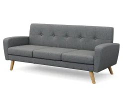 Sofa ALLY 3-Sitzer grau