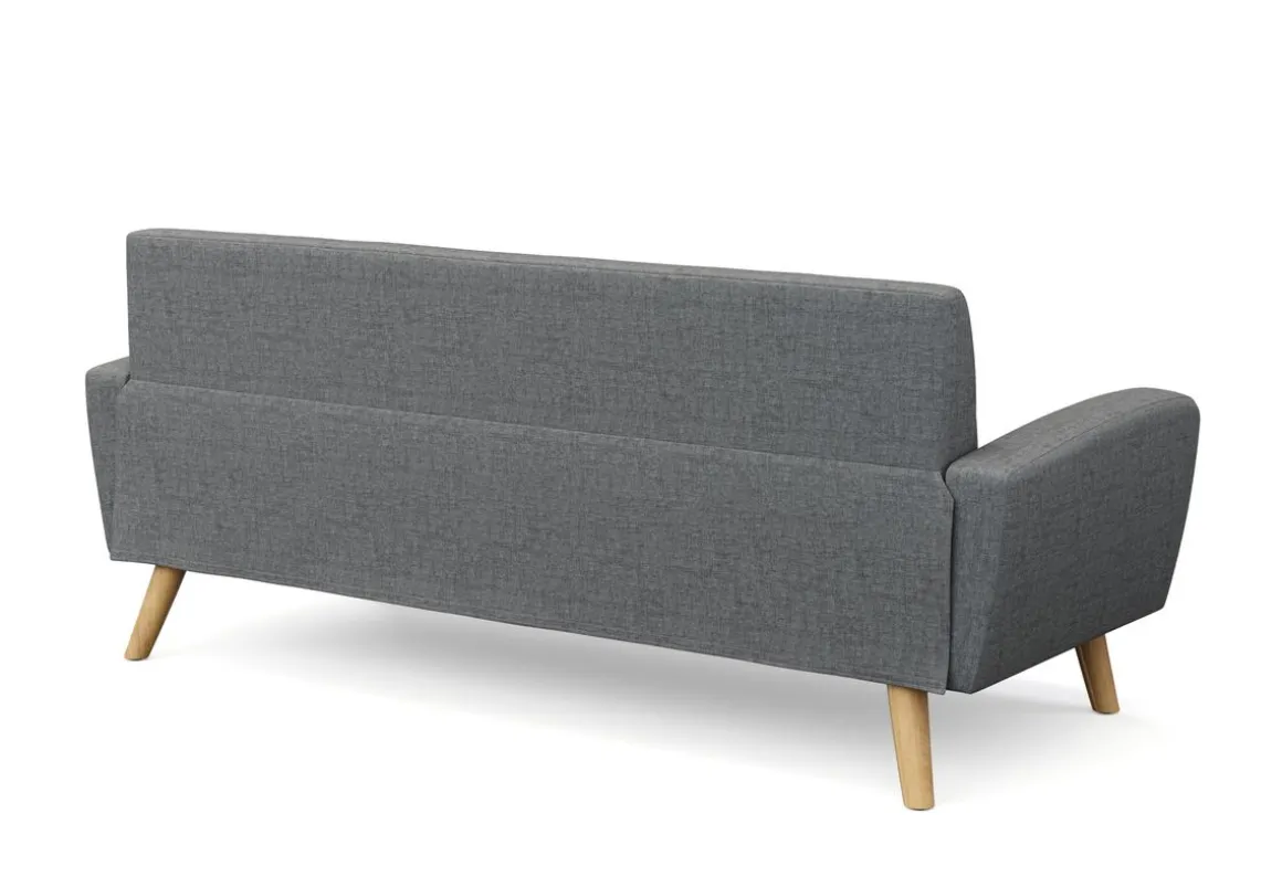 Sofa ALLY 3-Sitzer grau