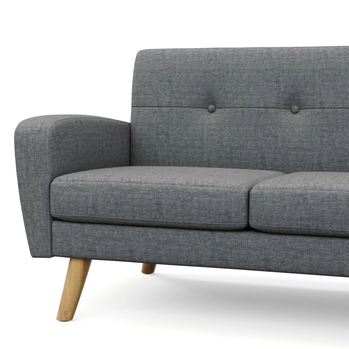 Sofa ALLY 3-Sitzer grau