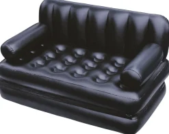 Sofa aufblasbar 5-in-1 schwarz