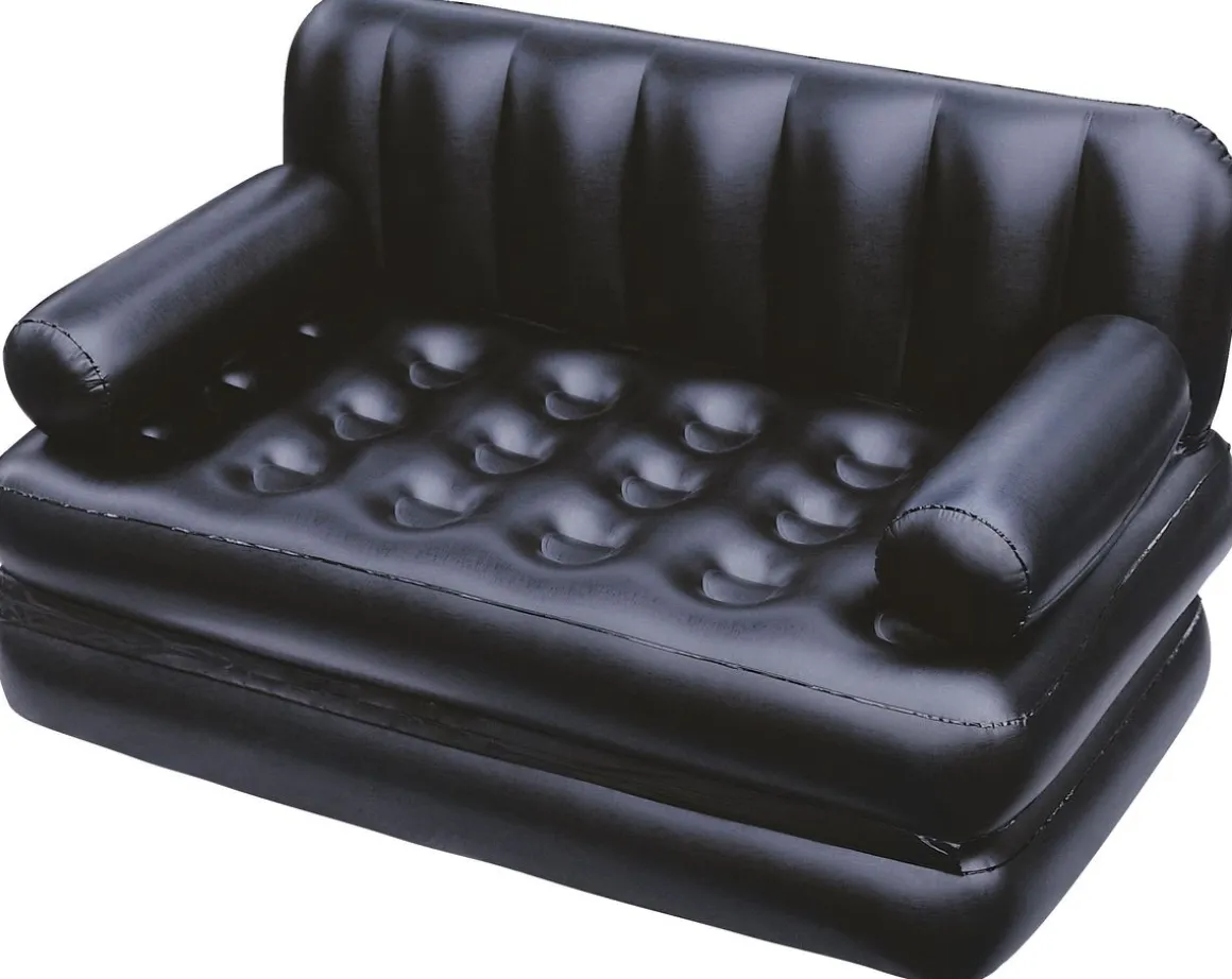 Sofa aufblasbar 5-in-1 schwarz