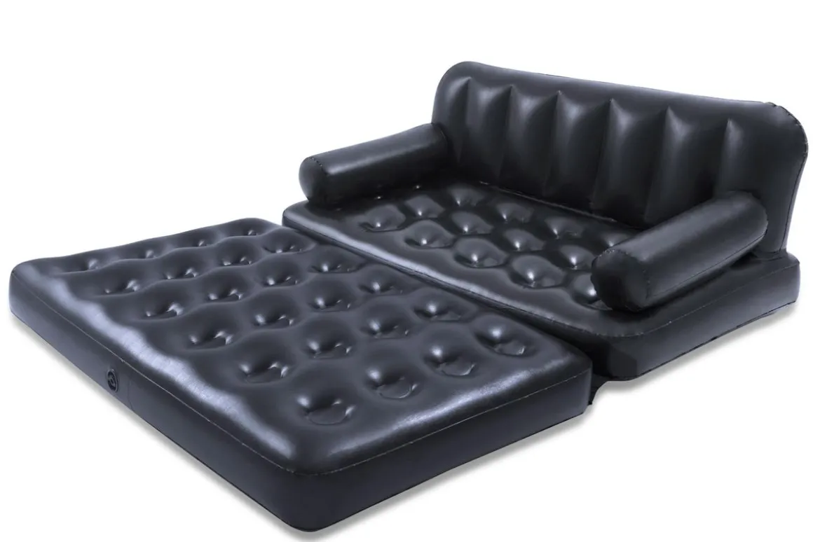 Sofa aufblasbar 5-in-1 schwarz