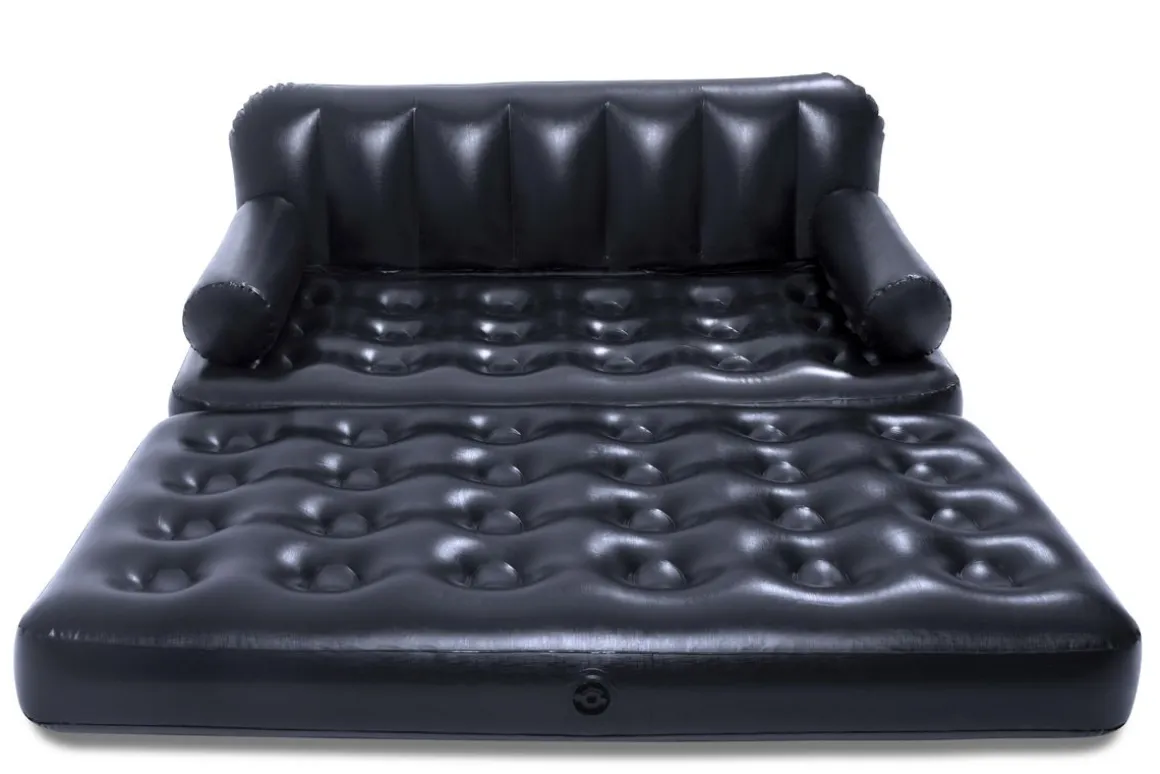Sofa aufblasbar 5-in-1 schwarz