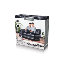 Sofa aufblasbar 5-in-1 schwarz