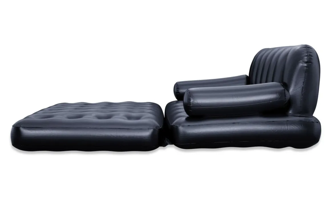 Sofa aufblasbar 5-in-1 schwarz
