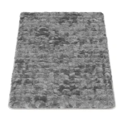 Sofabezug Sofaschoner Kunstfell 70 x 180 cm anthrazit