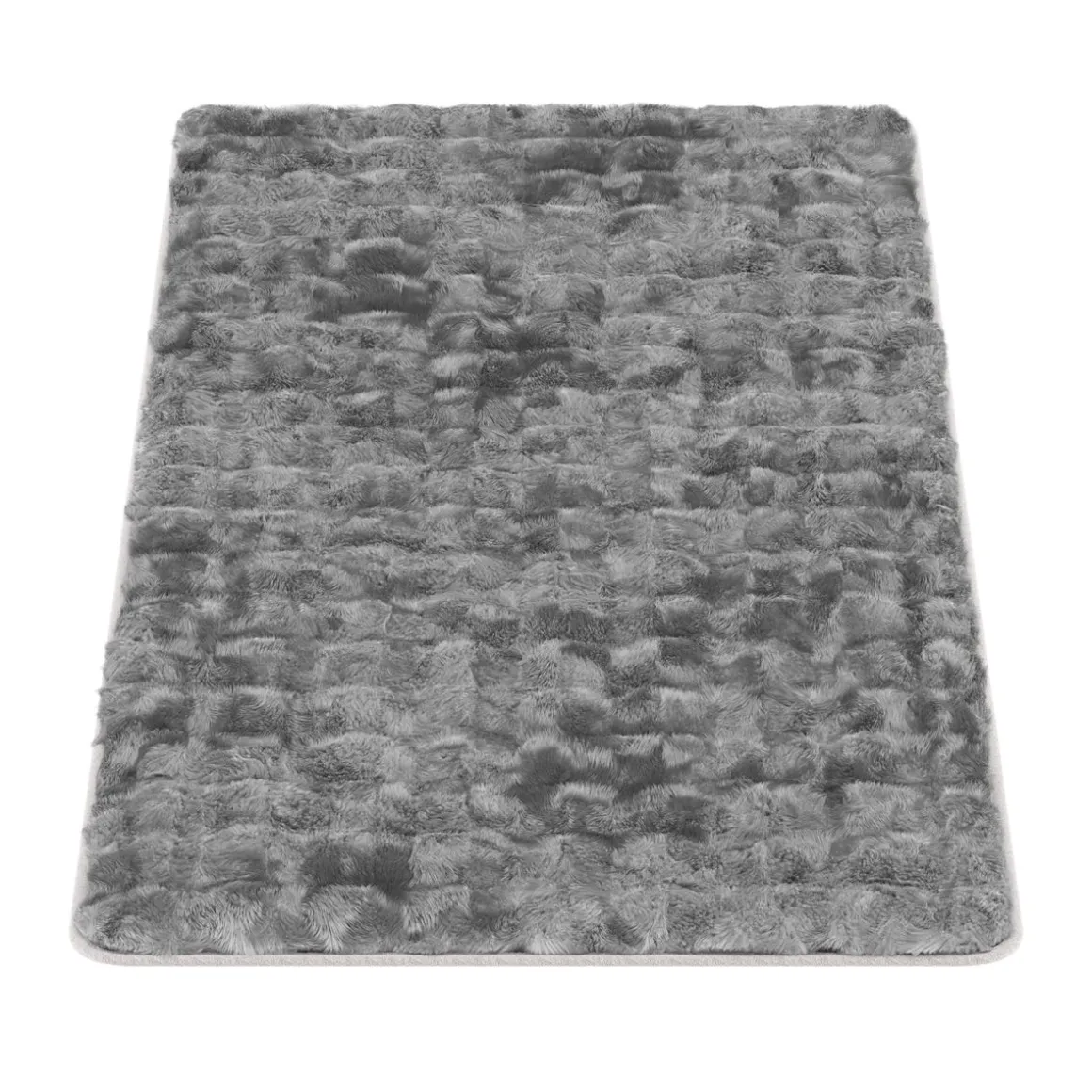 Sofabezug Sofaschoner Kunstfell 70 x 180 cm anthrazit