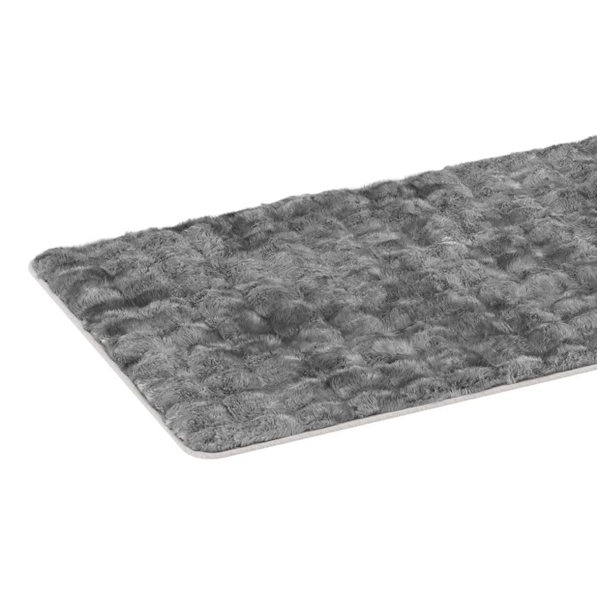 Sofabezug Sofaschoner Kunstfell 70 x 180 cm anthrazit