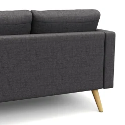 Sofa BLAIR 3-Sitzer anthrazit