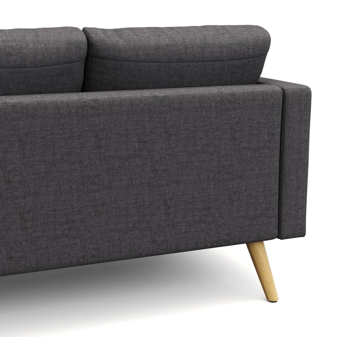 Sofa BLAIR 3-Sitzer anthrazit