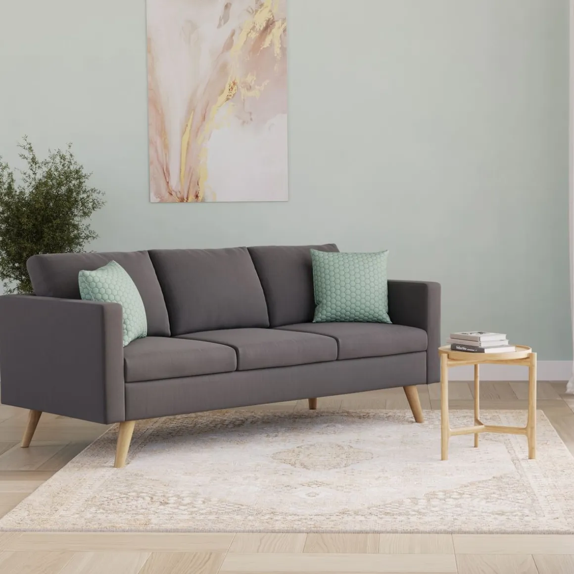 Sofa BLAIR 3-Sitzer anthrazit