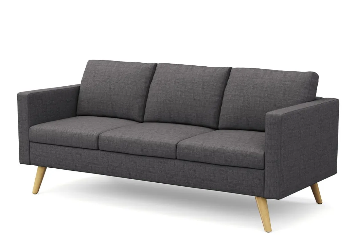 Sofa BLAIR 3-Sitzer anthrazit