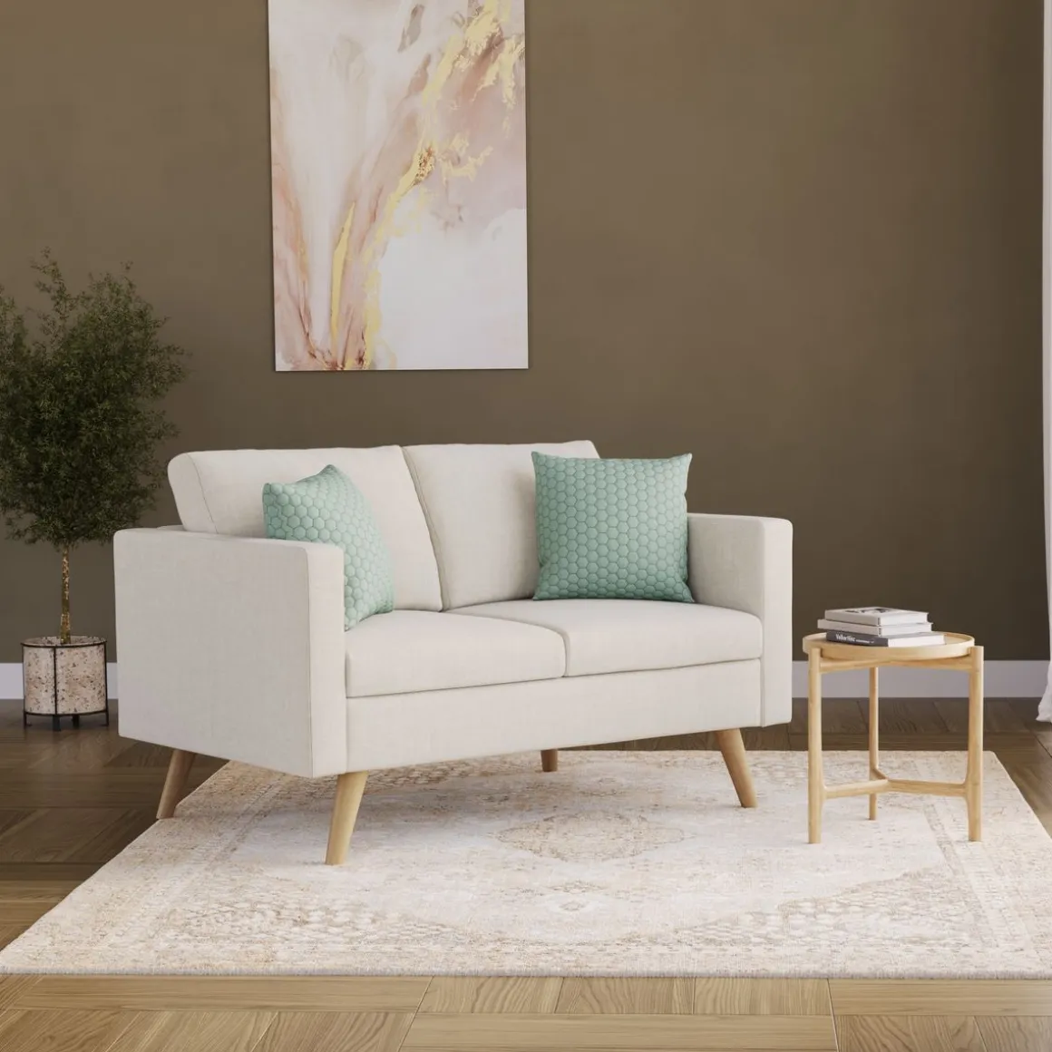 Sofa BLAIR 2-Sitzer beige