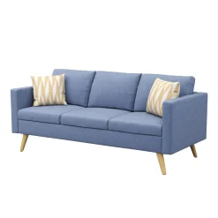 Sofa BLAIR 3-Sitzer blau