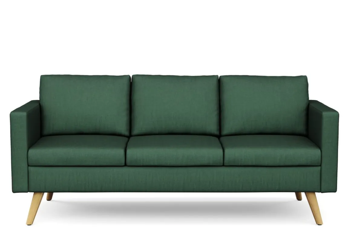 Sofa BLAIR 3-Sitzer dunkelgrün